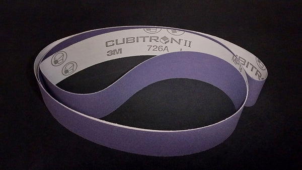 2x48" (1220x50mm) 3M 726A Cubitron II J Flex Ceramic Abrasive Grinder Belts