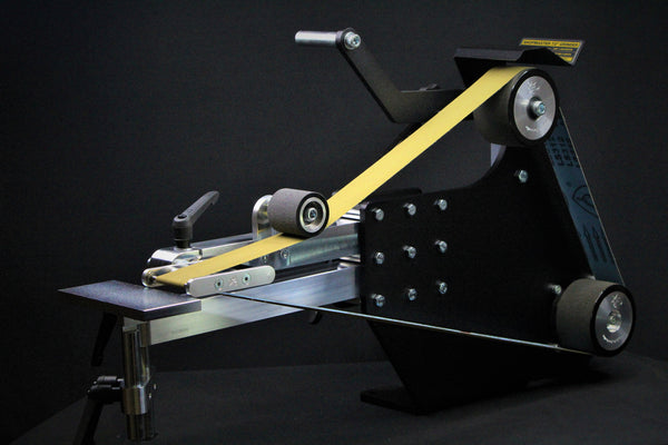 Shop Master 72" belt grinder linisher belt sander 2hp 1.5kw variable speed with VFD Australian made great for knife makers, workshops, fabrication, hobbyists etc.