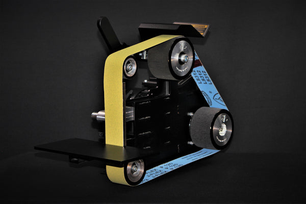 Shop Mate 48" belt grinder linisher belt sander 1.5hp 1kw variable speed with VFD Australian made great for knife makers, workshops, fabrication, hobbyists etc.