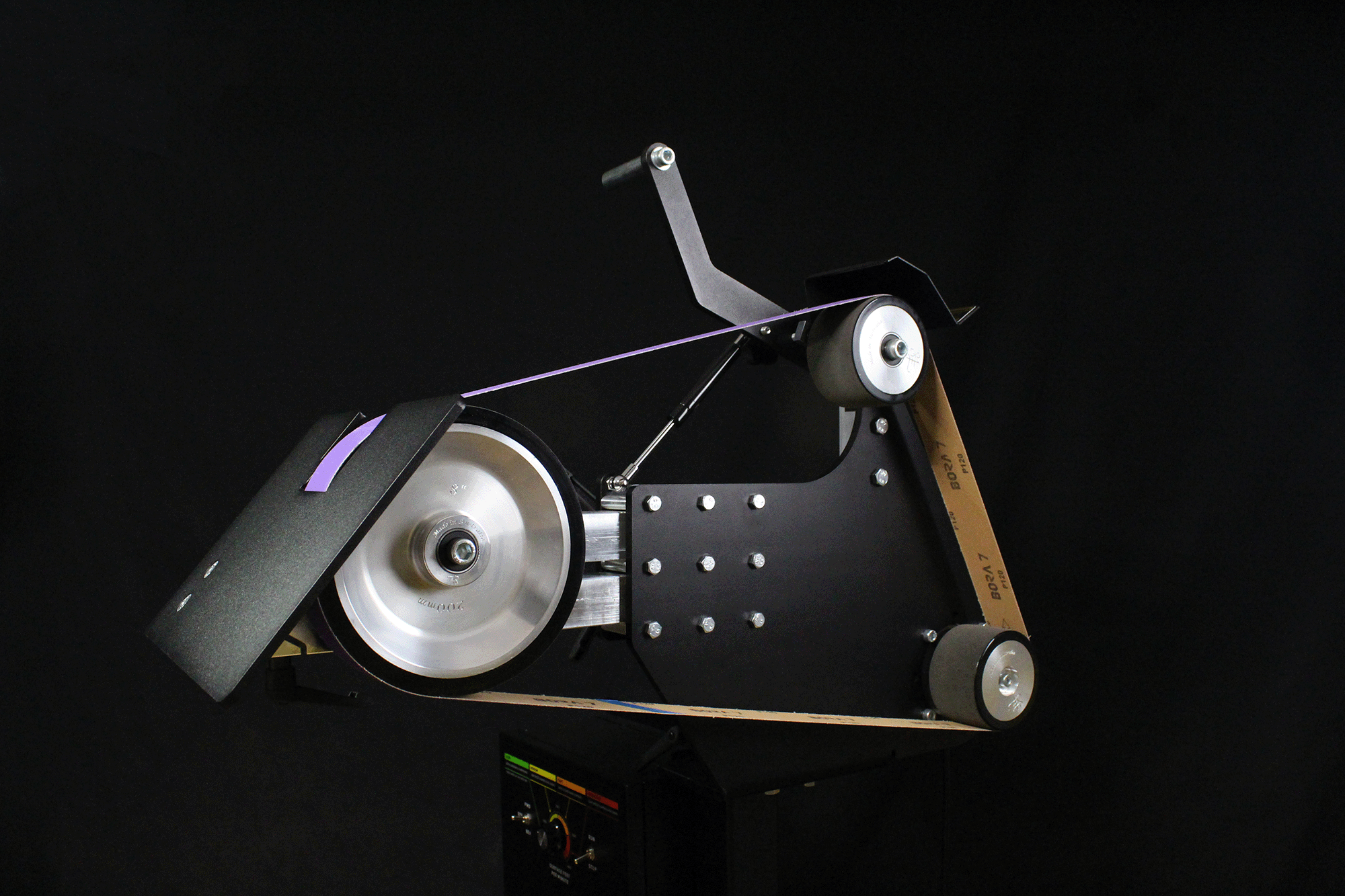 84 Engineering Angle Adjustable Bevel Rest for grinding knife bevels. To suit Shop Mate 48