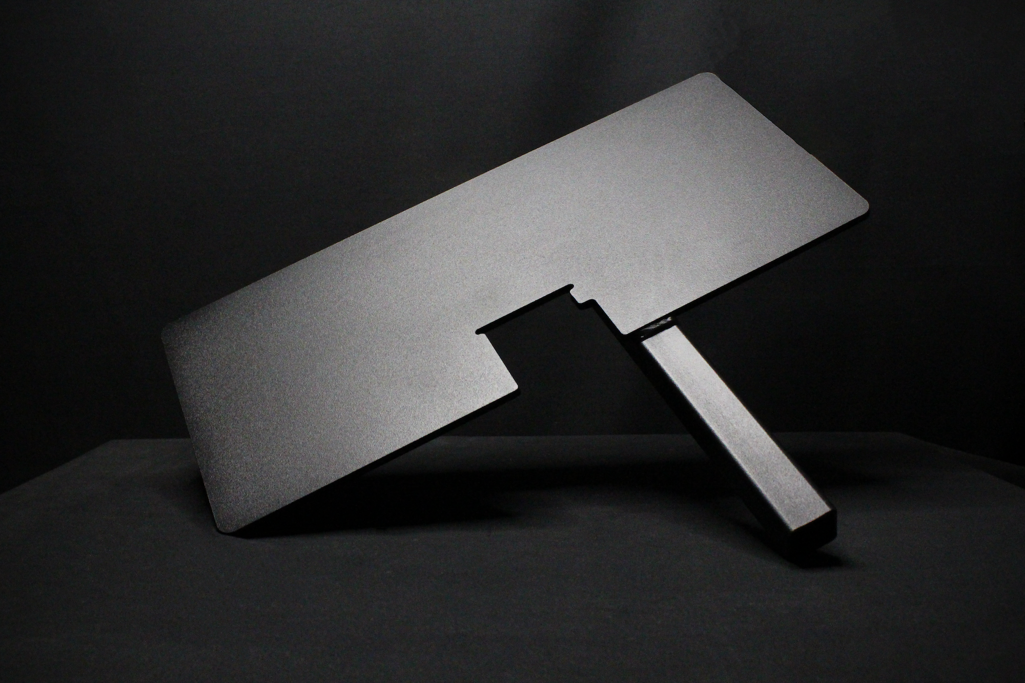 Over sized rest for Shop Mate 2x48 and Shop Master 2x72 belt grinder linisher great for using bevel jigs and grinding large work pieces