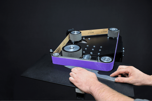 Horizontal work rest to suit Shop mate 2x48" and Shop Master 72" Belt grinder linisher knife shaping