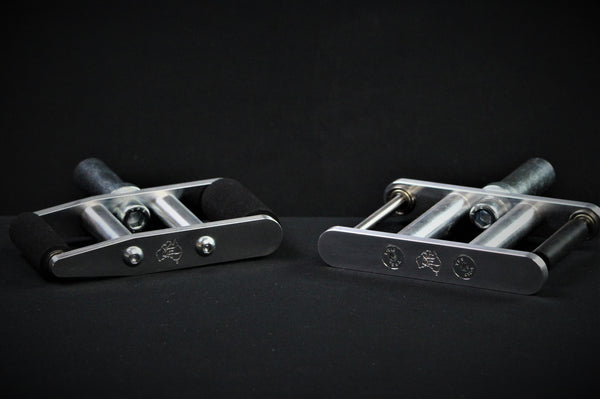 84 Engineering Small Wheel Pairs - 1/4" 6mm, 1/2" 13mm pair and 3/4" 19mm and 1" 25mm small contact wheel pairs. To suit Shop mate 48" Belt Grinder linisher belt sander and Shop Master 72" belt grinder linisher belt sander for knife making, grinsing hollows, pipe notching etc.