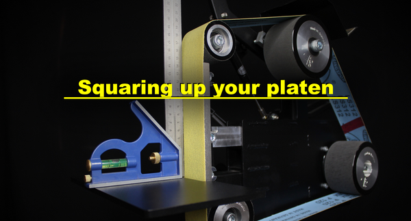 How to set your 84 Engineering belt grinder platen square blog post image