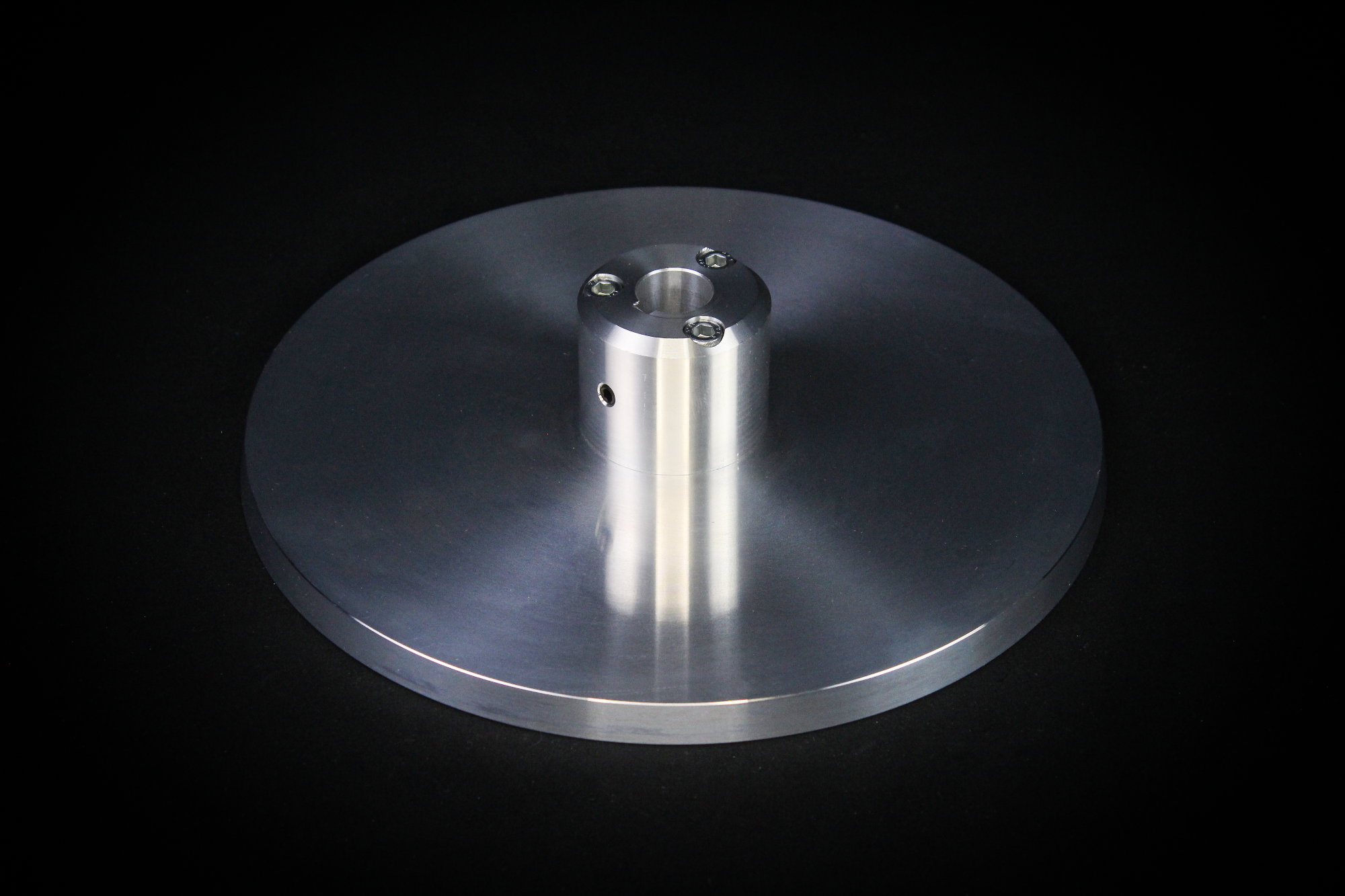 84 Engineering CNC Machined Aluminium Disc for to Suit 19mm or 24mm shaft motor.